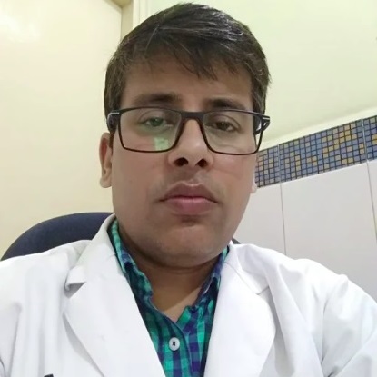 Portrait of Dr. Satish Jaiswal, Pediatrician